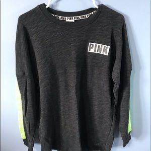 VS PINK Gray and Green Sweatshirt/Longsleeve